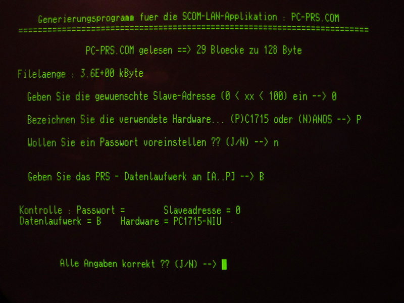 Programm PRSGEN